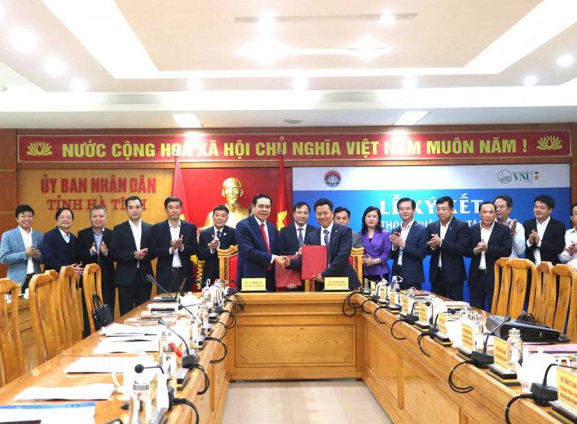 ĐHQGHN và tỉnh Hà Tĩnh hợp tác toàn diện trong nhiều lĩnh vực